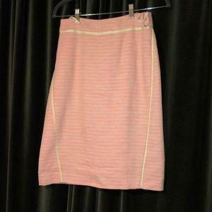 Antonio Melani Pink Tweed Pencil Skirt